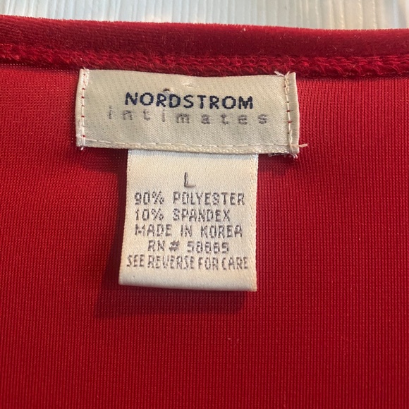 Red Velvet Long Sleeve Nordstrom Top. - Picture 2 of 4